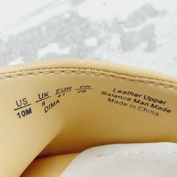 New Franco Sarto Dima Beige Leather Block Heel Sandals F885 - Picture 11 of 13